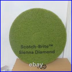 3M Scotch-Brite Sienna Diamond Floor Pad Plus 16 inch 5/Case