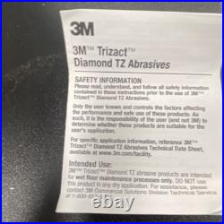 3M Trizact Diamond TZ 86018 Gold Diamond Pads for Scrubber Polisher Buffer x16