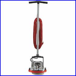 3 In 1 Floor Machine with Pad Driver and 5 Red Buffer Pads Scrubber Buffing