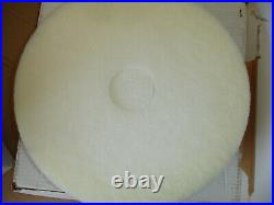 3 THREE PADS Floor Buffer White Super Polish Polishing Pads 17 Inch NEW in Box