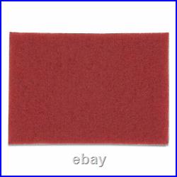 3m Low-Speed Buffer Floor Pads 5100, 20 X 14, Red, 10/Carton 59258