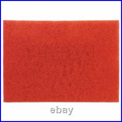 3m Red Buffer Floor Pads 5100, Low-Speed, 28 x 14, 10/Carton (MMM59065)