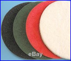 406mm Premium Heavy Duty Floor Cleaning Buffer Pads. Pack of 4 mixed grades