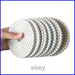 40+3PCS 4 Diamond Polishing Pads for Grinder Polisher Granite Stone Quartz Tile