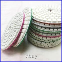 40+3PCS 4 Diamond Polishing Pads for Grinder Polisher Granite Stone Quartz Tile