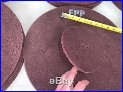 40 QTY! -HUGE LOT- FPP Synthetic Fiber 16 Abrasive Floor Polisher Pad 16In -NEW