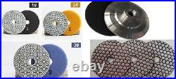 4 5 dry wet polisher polishing pad 24+2 terrazzo marble concrete floor polish