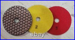 4 5 dry wet polisher polishing pad 24+2 terrazzo marble concrete floor polish