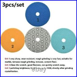 4 5 dry wet polisher polishing pad 24+2 terrazzo marble concrete floor polish