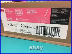4 Boxes of O5 New 3M Floor buffer pads Eraser Burnish Pads Pink 3600 Buffing 20