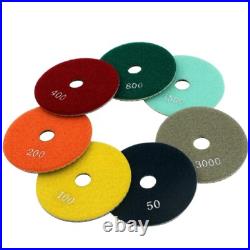 4'' Diamond Polishing Pad 55PC Granite Marble TILE Stone CONCRETE FLOOR Polisher