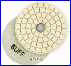 4 Diamond Wet Dry Polishing Pad Buffer 52 granite marble countertop floor renew