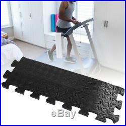 5PCS Rubber Ground Mat Home Buffer Sports Floor Pad Barbell Dumbbell Fitness Kit