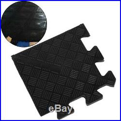 5PCS Rubber Ground Mat Household Buffer Sport Floor Pad Dumbbell Fitness Cushion