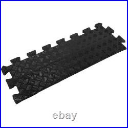 5PCS Rubber Mat Buffer Sports Floor Pad Barbell Damping Cushion(50x19cm 5PCS)V