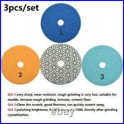 5 Diamond Polish Pad 3 Step 15pcs & Grinding Wheel Stone CONCRETE FLOOR GRINDER 5 Diamond Polish Pad 3 Step 15pcs & Grinding Wheel Stone CONCRETE FLOOR GRINDER