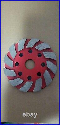 5 Diamond wet dry 19+2 grinding wheel polishing pad buffer granite marble floor