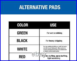 5 Durable Zirconia Alumina Floor Maintenance Pads 12 x 18 Red for Buffing 5 Durable Zirconia Alumina Floor Maintenance Pads 12 x 18 Red for Buffing