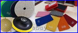 5 Granite Marble Polishing Pad 16+1 and 7 Countertop Floor Tile Hand Polish Pad