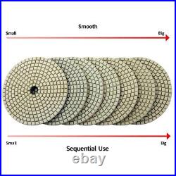 5 Granite Marble Polishing Pad 16+1 and 7 Countertop Floor Tile Hand Polish Pad