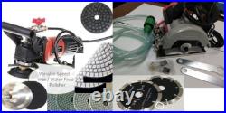 5 Wet Polisher Stone Cutter Polishing Pad Segmented Blade concrete stone floor