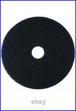 5 x 3M Black Floor Stripper Pads 15 Inch, 175-600 RPM Cleaning Scrubber Polisher