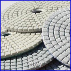 6 DIAMOND POLISHING Pad 17 PCS Granite Concrete floor grinder marble buffer