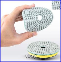 6 Diamond Polishing Pad 28+4 stone concrete floor granite marble wet polisher 6 Diamond Polishing Pad 28+4 stone concrete floor granite marble wet polisher