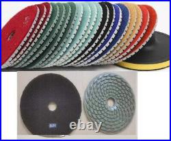 6 Diamond polishing pad Glaze BUffer 17+1 stone quartz granite marble floor