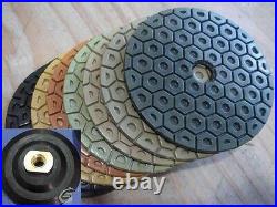7 Diamond Polishing Pad 25+2 PCS Masonry marble granite concrete floor grinder 7 Diamond Polishing Pad 25+2 PCS Masonry marble granite concrete floor grinder