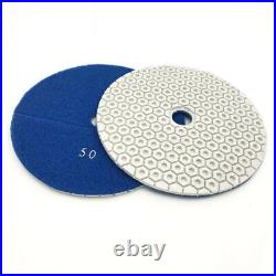 7 dry wet polisher pad 40 PCS Grit 50-800 granite marble terrazzo floor polish