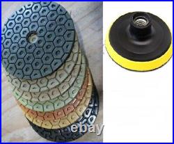 7 stone concrete polisher grinder polish pad 12+1 marble granite floor grinding