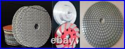 7 stone concrete polishing pad grinding wheel 13+1 granite marble floor sander