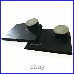 9Packs Concrete Grinder Polisher Metal Grit Concrete Floor Grinder Grinding Pad
