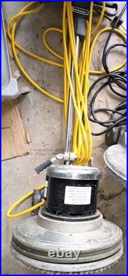 Advance Pacesetter 17 Floor Buffer Pad/ Driver/ Long Yellow Cord Used