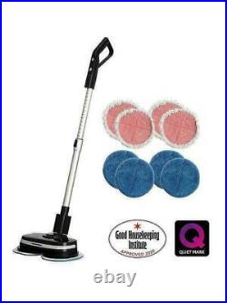 AirCraft PowerGlide Cordless Hard Floor Cleaner & Polisher Black + Extra Pads