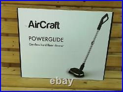 AirCraft PowerGlide Cordless Hard Floor Cleaner and Polisher Black + pads