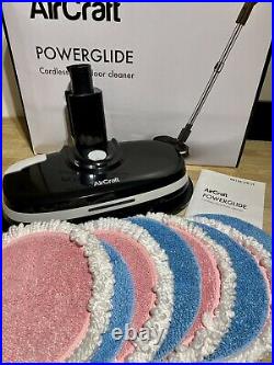 Aircraft Powerglide Cordless Hard Floor Cleaner & Polisher + Set Of Pads