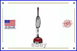 All-In-One Floor Cleaner Scrubber Polisher Non-Damaging w Reusable Pads Red NEW