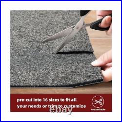 BAGAIL Felt and Natural Rubber Backing Rug Pads 1/4 Thick, 10 x 14 Ft Non