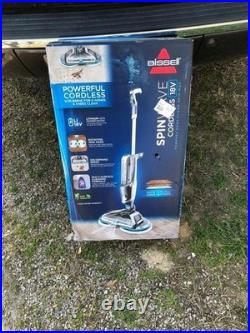 BISSELL SpinWave Cordless Hard Floor Mop Scrubber Polisher Spray 2315 Wireless