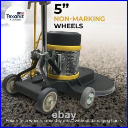 B-1500-P High Speed Floor Buffer, 1.5 HP Commercial Burnisher, 20 in Pad, 50 Ft