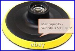 Backer pad 5 hook & loop backing plate 27 PC for masonry concrete floor grinder Backer pad 5 hook & loop backing plate 27 PC for masonry concrete floor grinder