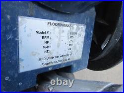 BlueStar Floor Buffer Polisher 612210 Floorworks RPM 175 HP 1.5 (1 pad included)