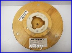 Buffer Mate Scraper Pad 15 1/2 Plate with Carbide Bits Removes Floor Coat