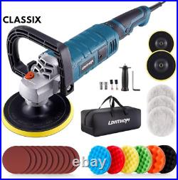 Buffer Polisher, 1600W 7 Inch/6 Inch Rotary Buffer Polisher Waxer, 7 Variable Sp