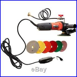 CCPOLSET 5 Concrete Counter Top Cement Floor Polisher Grinder And Diamond Pad