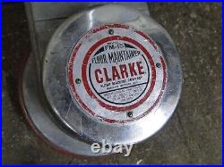 CLARKE FM 15 Floor Maintainer Buffer Polisher Machine withbacking pad WE SHIP