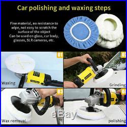 Car Polisher Sander Buffer Floor Polishing Machine Waxing Tool with Buffing Pad US