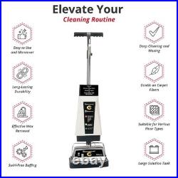 Carpet Shampooer and Floor Polisher, 12 Carpet Cleaner with Scrubbing Brushe Carpet Shampooer and Floor Polisher, 12 Carpet Cleaner with Scrubbing Brushe